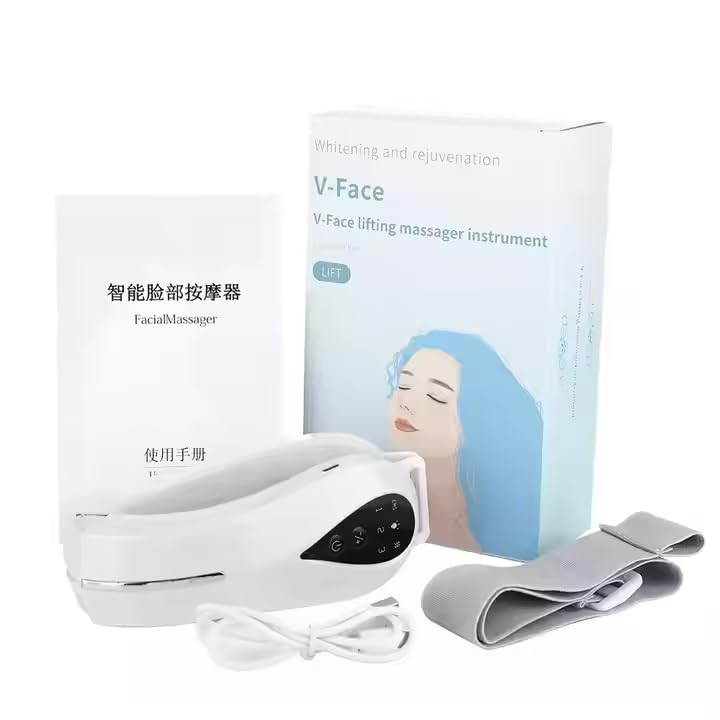 ボディ・フェイスケア V-Lift Machine + Les Glisse V Face Lift Devices RF Microcurrent V Face Shaping Facial Massager